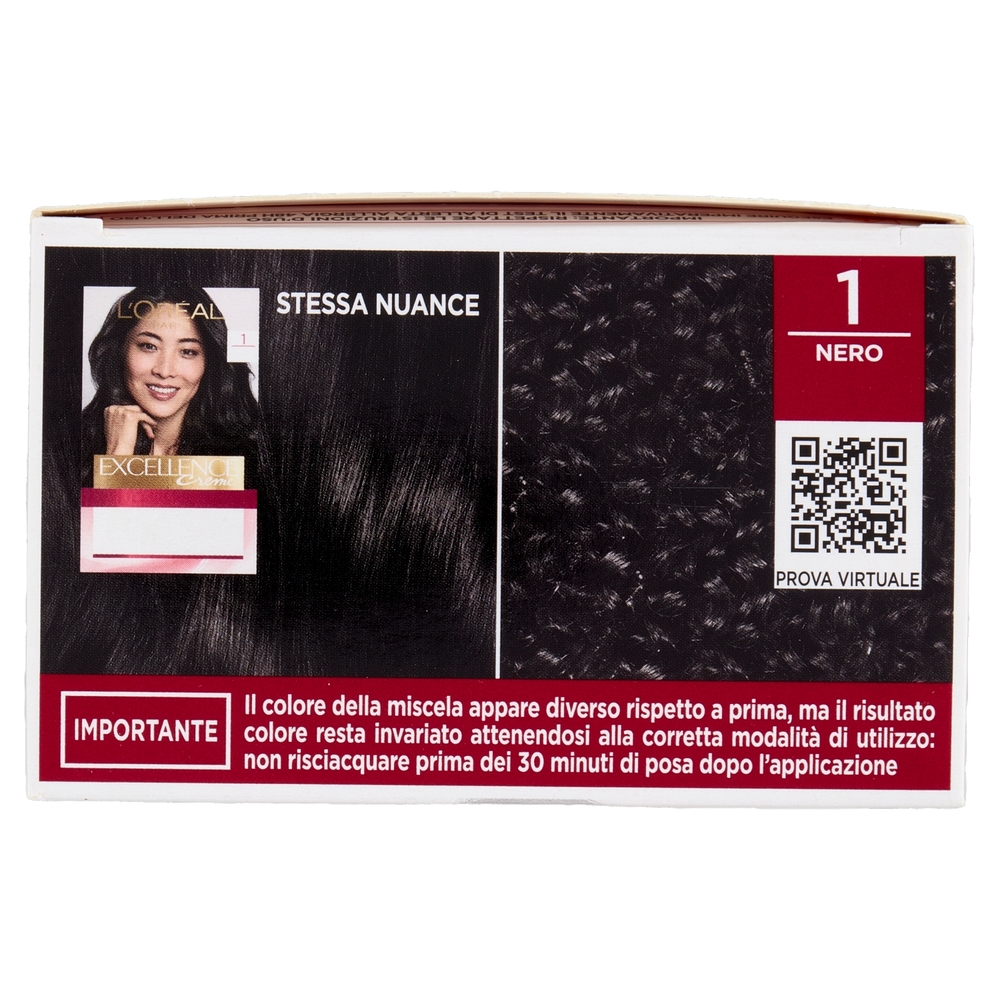 L'Oréal Paris Excellence Creme Colorazione Triplo Trattamento 1 Nero